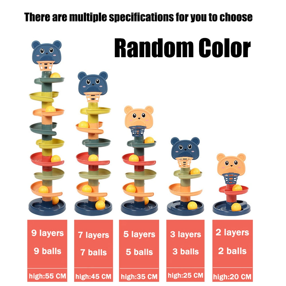 Rolling Ball Tower Baby Toy